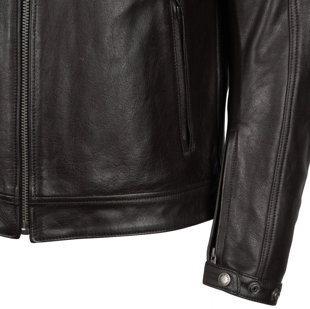 Helstons Chevy Buffalo Motorcycle Leather Jacket dark brown XL Figure 6