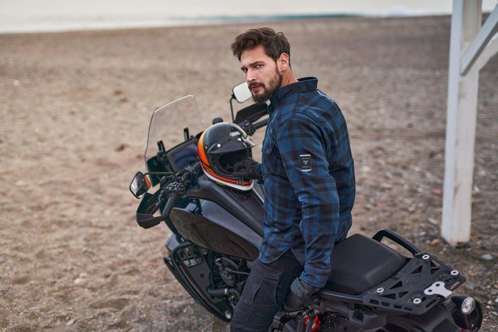 SHIMA Renegade 2.0 Motorcycle Shirt blue 3XL Figure 6