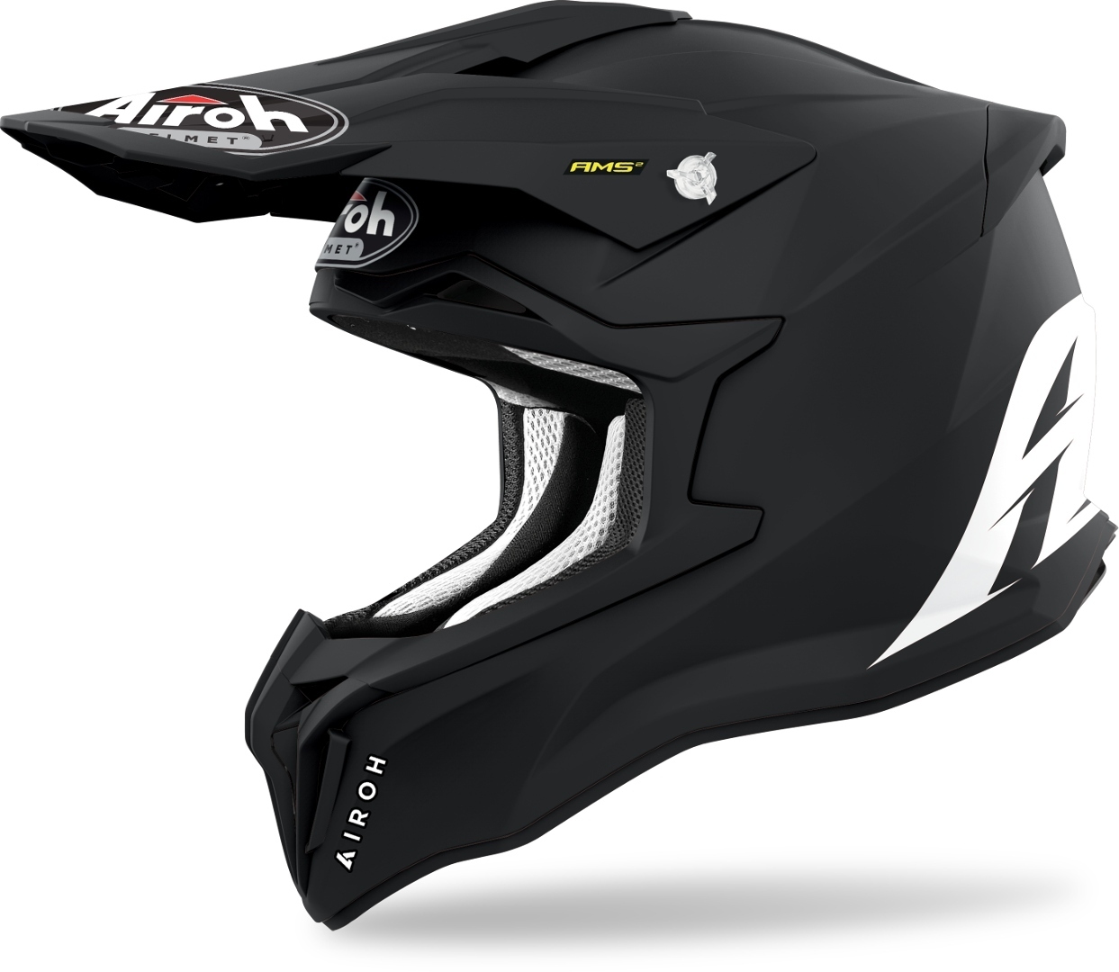 Airoh Strycker Color Carbon Cască de motocross Black matt M (57/58) Figura 1