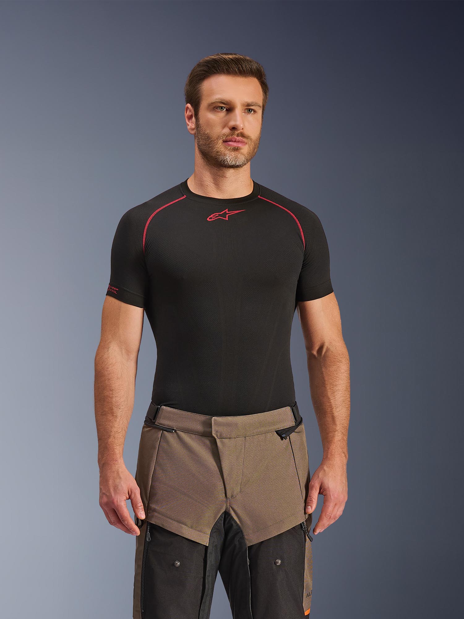 Side view of Alpinestars Cusco Drystar waterproof Motorcycle Textile Pants