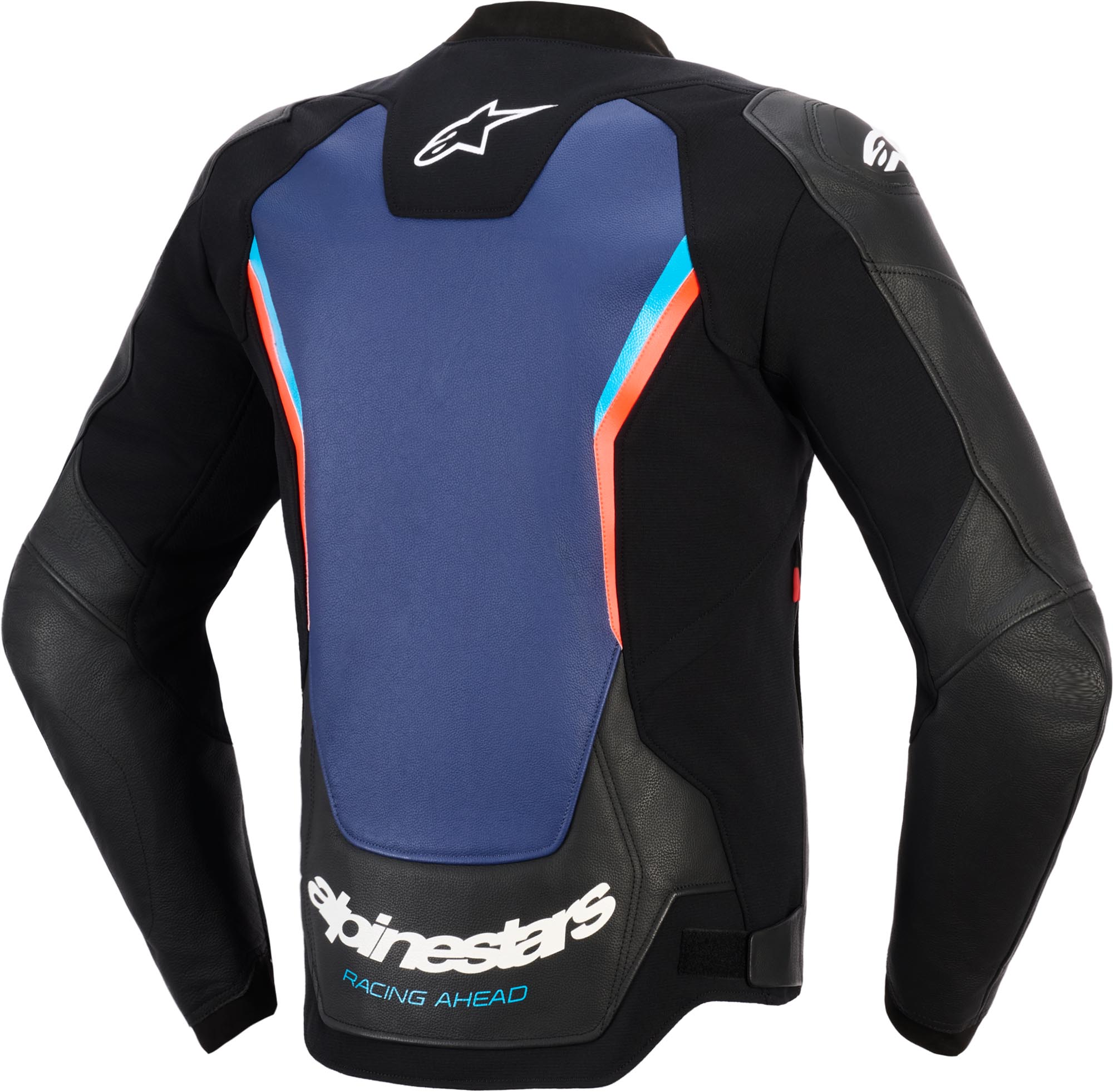 Alpinestars GP Force V2 Motorrad Lederjacke schwarz/blau/rot 48 Abbildung 2