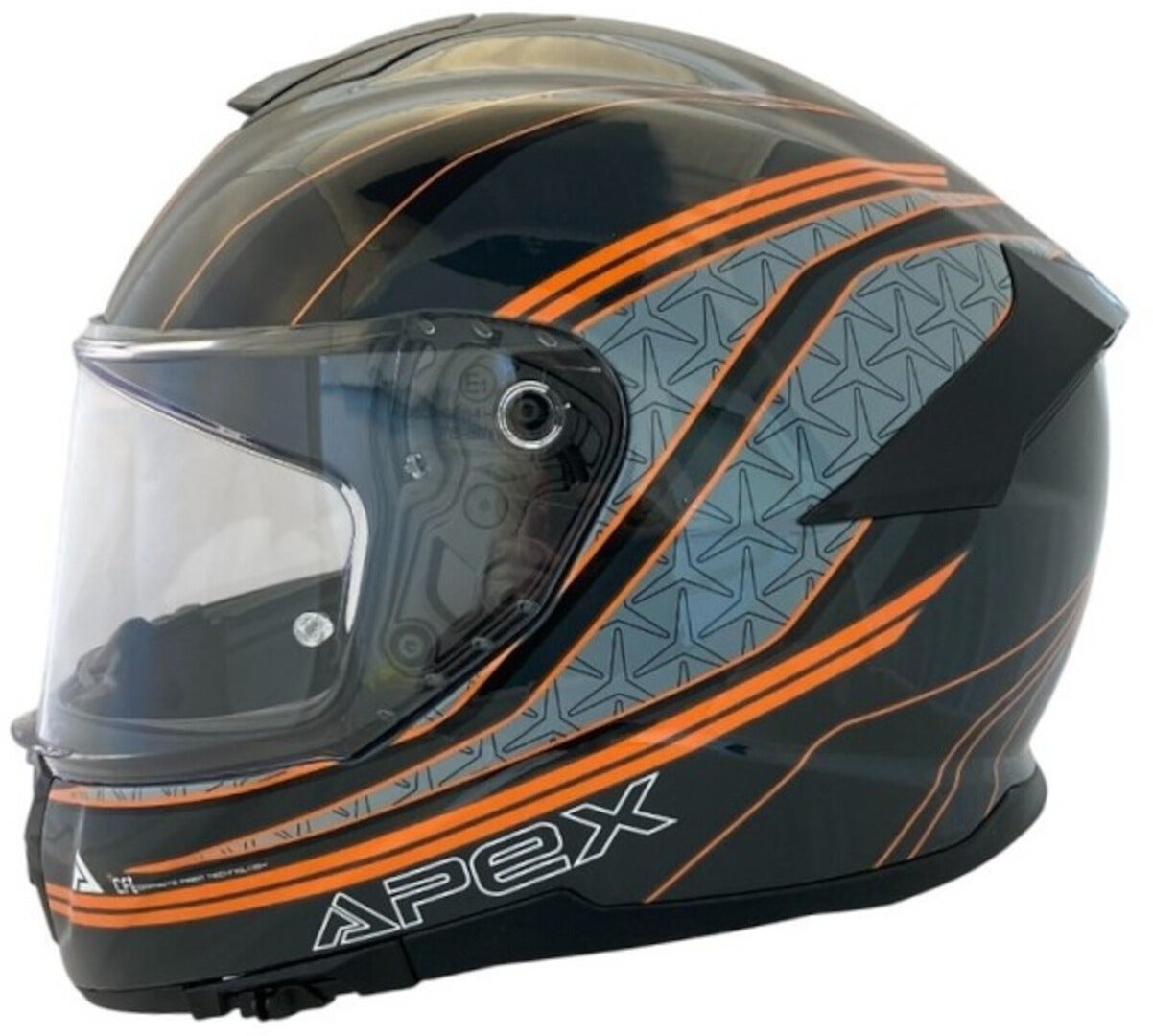 APEX FT300 Vienna Casco nero/grigio/arancione XXL (62/63) Figura 1