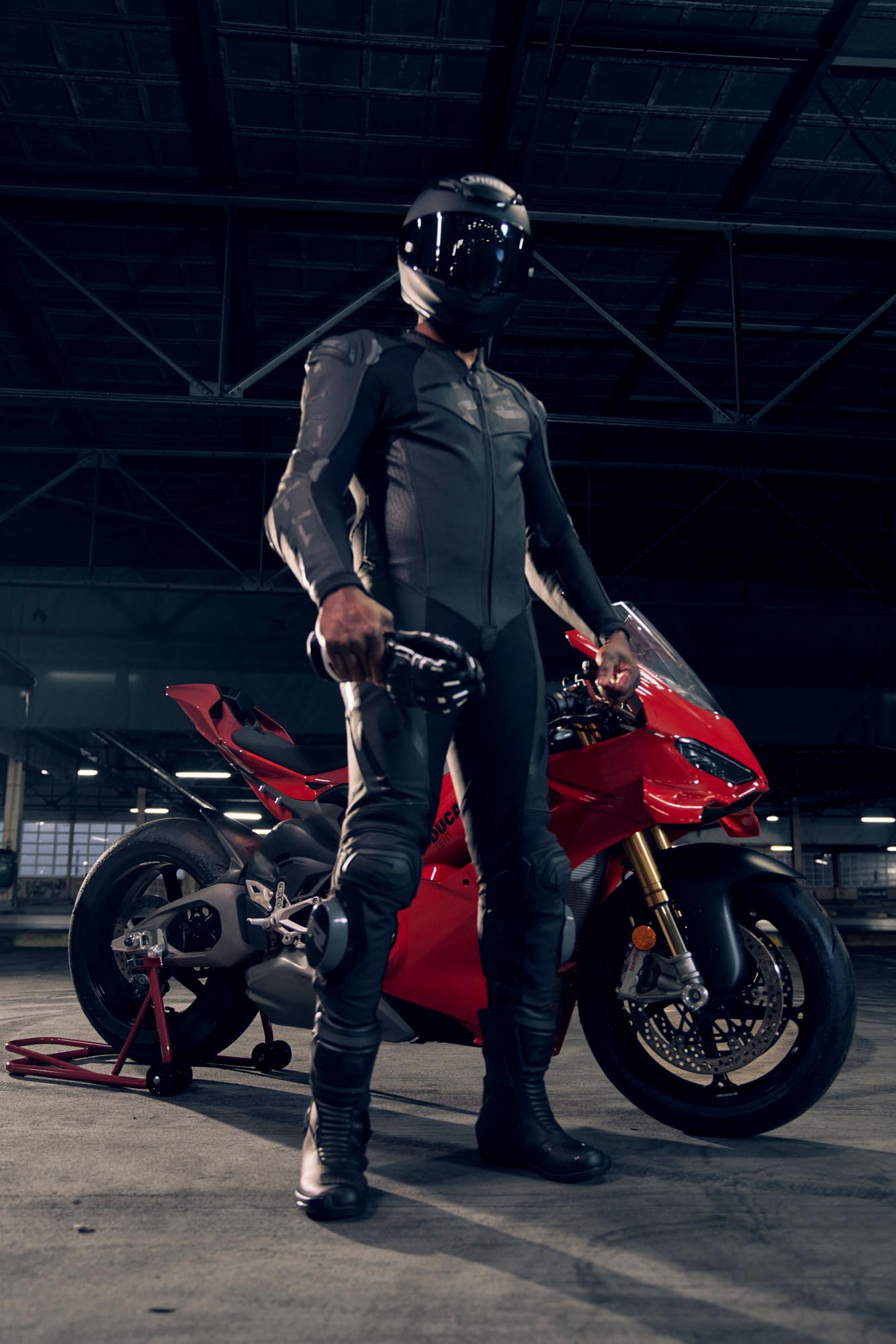 Richa Stradale GP Ολόσωμη δερμάτινη στολή μοτοσικλέτας Μαύρο 50 Γράφημα 7
