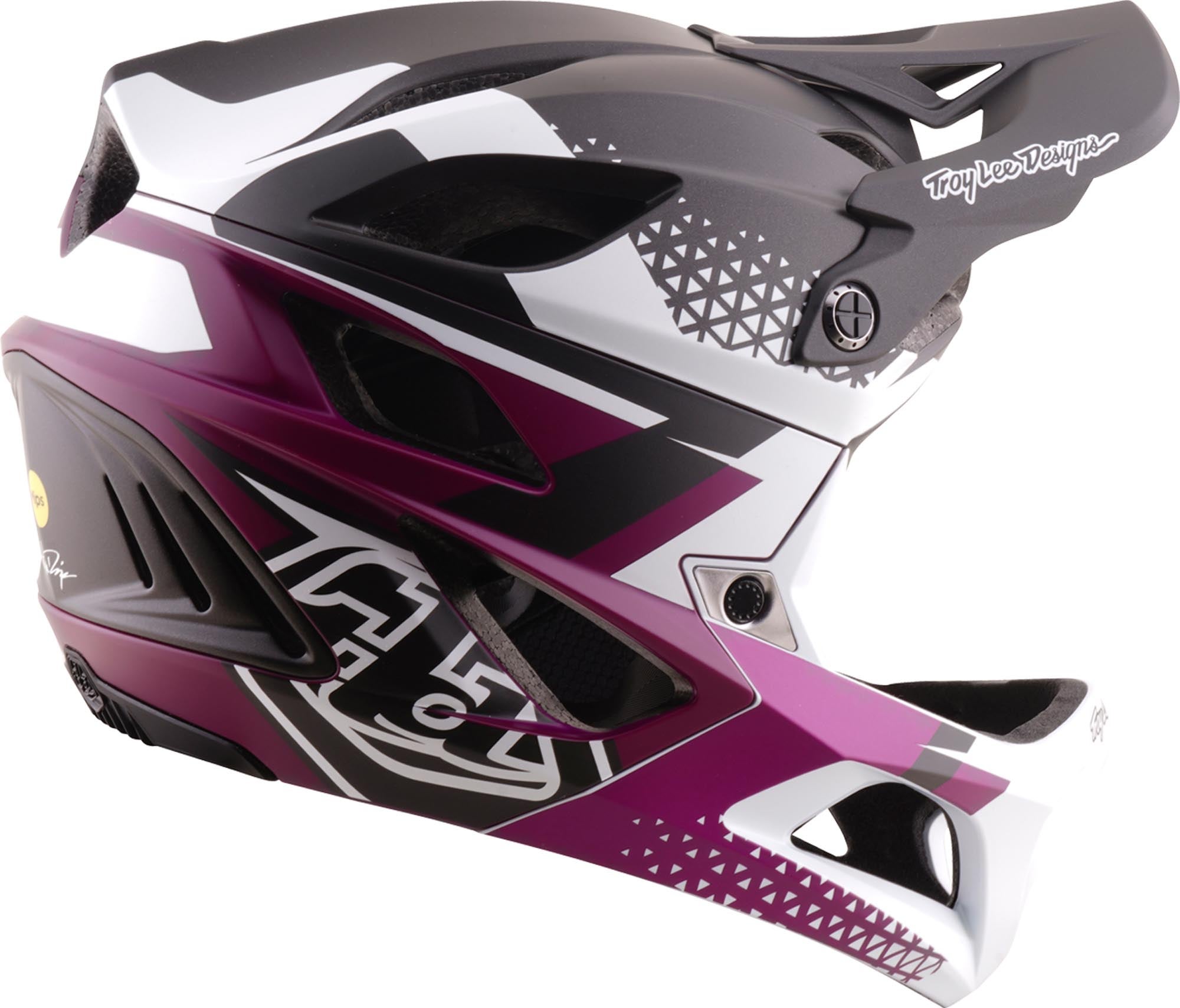 Troy Lee Designs Stage 2 MIPS Amper Enduro MTB-hjelm sort/hvid/fuchsia XL-XXL (60/63) Figur 5