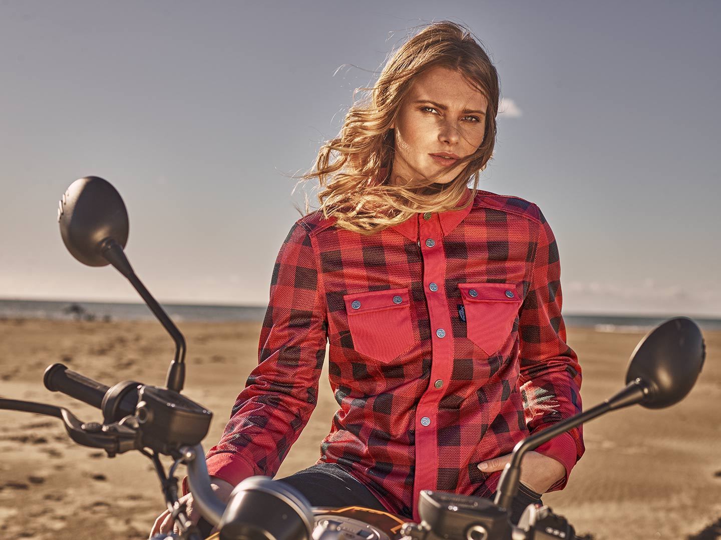 Segura Jovan Camicia moto da donna nero/rosso 46 Figura 5