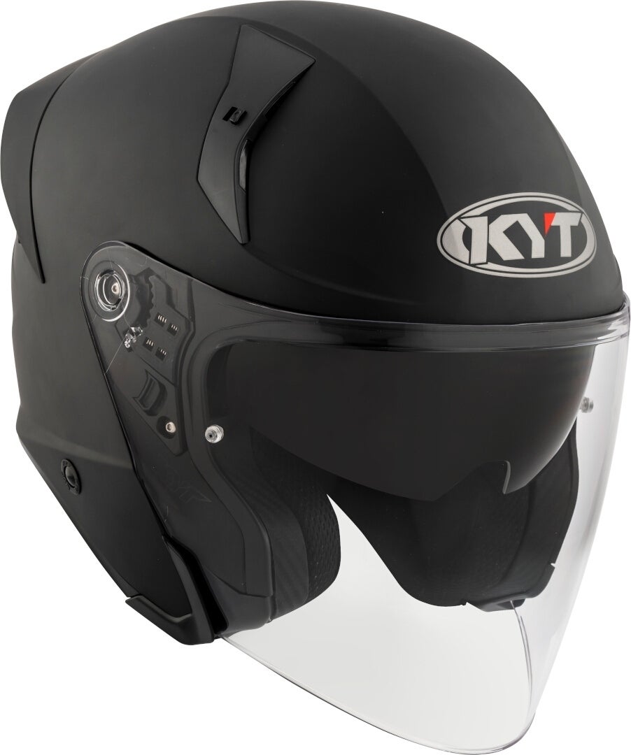 KYT TTR-Jet Plain Jet hjelm Black Matt S (55/56) Figur 7