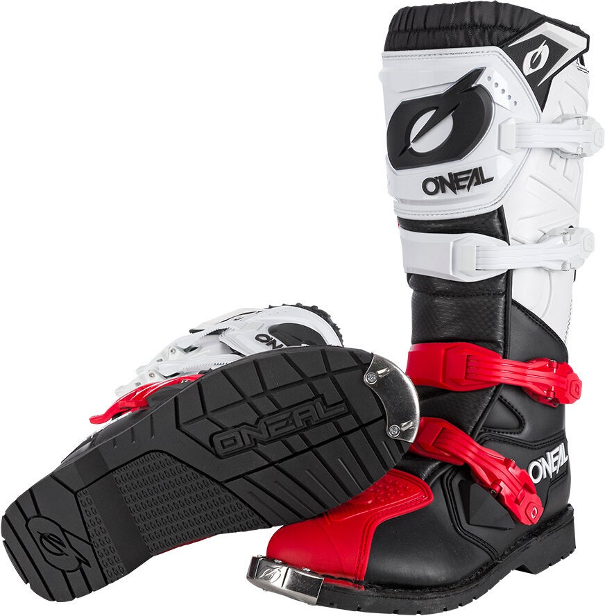Oneal Rider Pro Motocross Boots black/white/red 47 Figure 4