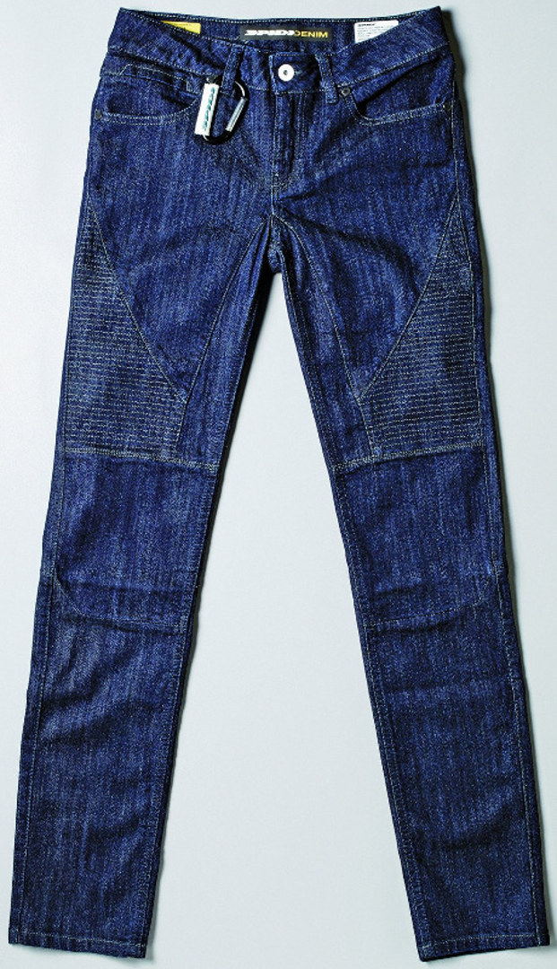 Spidi Denim Lady Racer Slim Fit Blugi pentru motociclete pentru doamne albastru închis 25 Figura 1