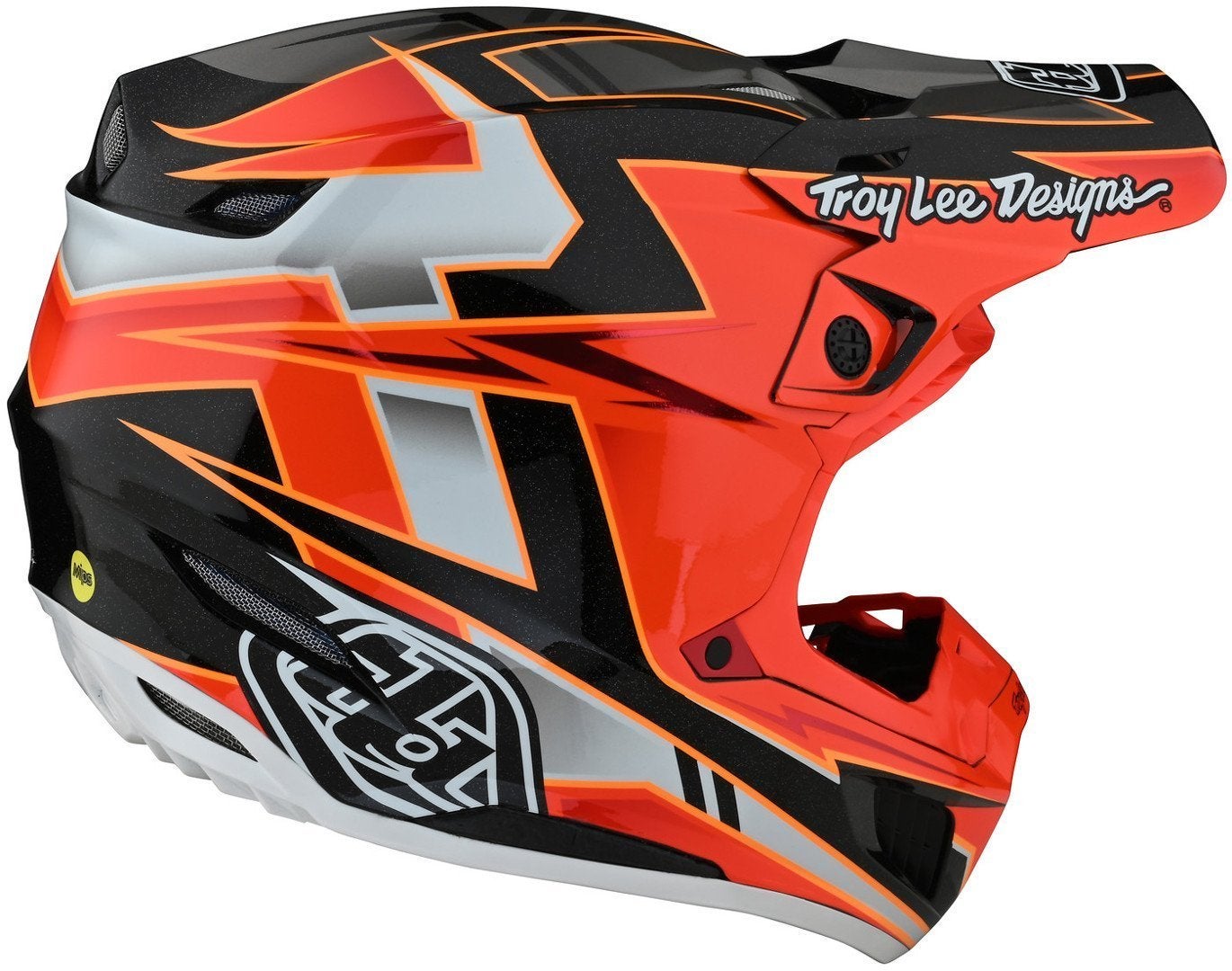 Troy Lee Designs SE5 Graph Motokrosová přilba červená/černá S (55/56) Obrázek 5