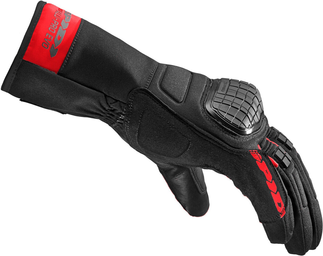 Spidi Alu-Pro Evo Motorcykel handsker sort/rød 3XL Figur 2