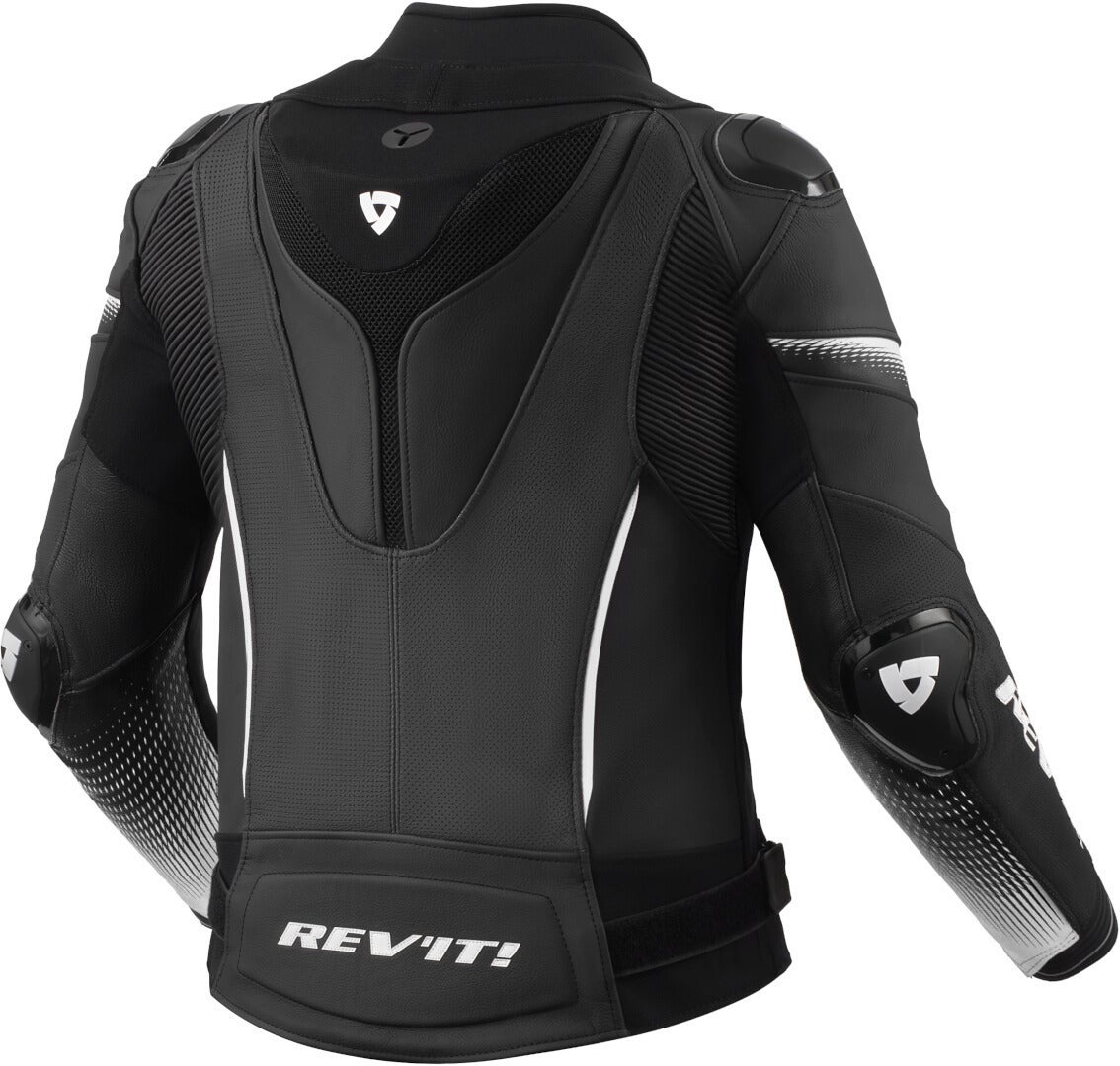 Revit Xena 4 Pro Ladies Motorcycle Leather Jacket black/white 36 Figure 2