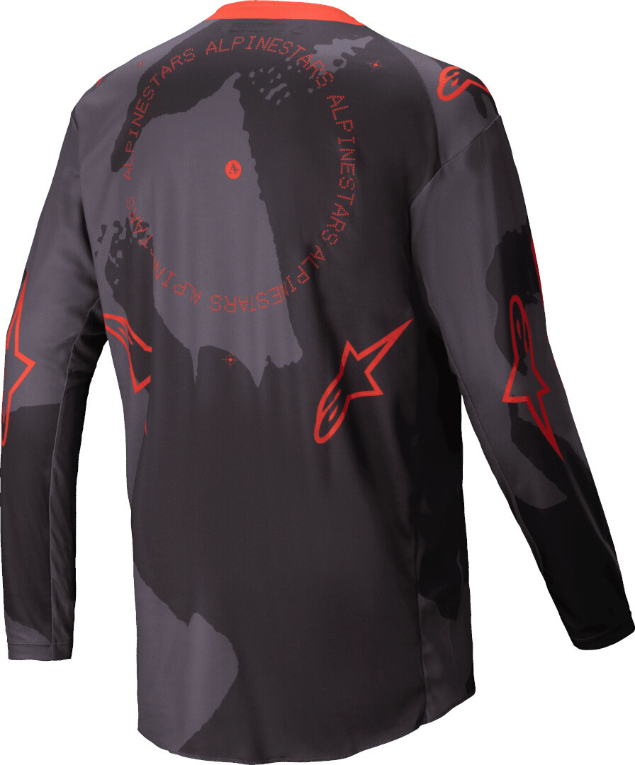Alpinestars Racer Hollow Tricou de motocross gri/portocaliu L Figura 3