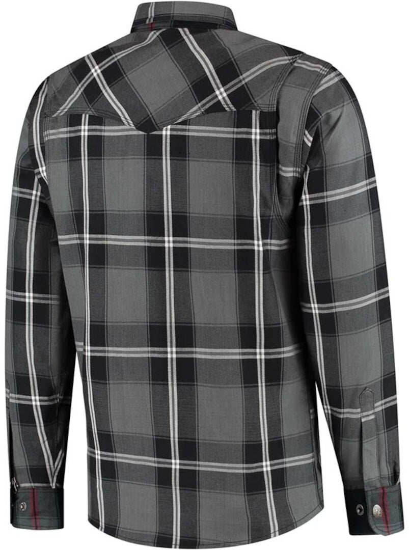 Rusty Stitches Neil V2 Motorrad Hemd grau/schwarz/weiß 4XL Abbildung 2