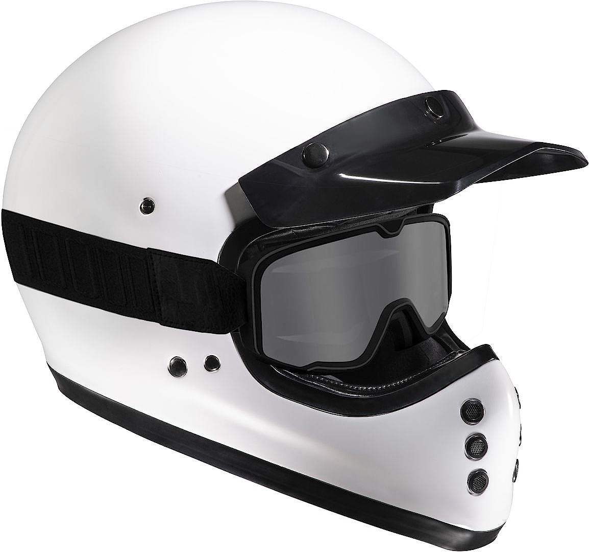 HJC V60 Solid Casco Bianco M (57/58) Figura 11