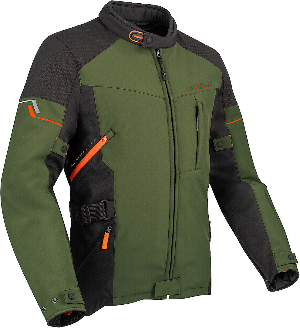 Bering Cobalt Motorcycle Textile Jacket Khaki L Figure 1