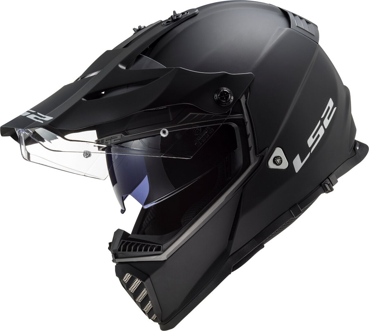 LS2 MX436 Pioneer Evo Casco Motocross nero opaco L (59/60) Figura 5