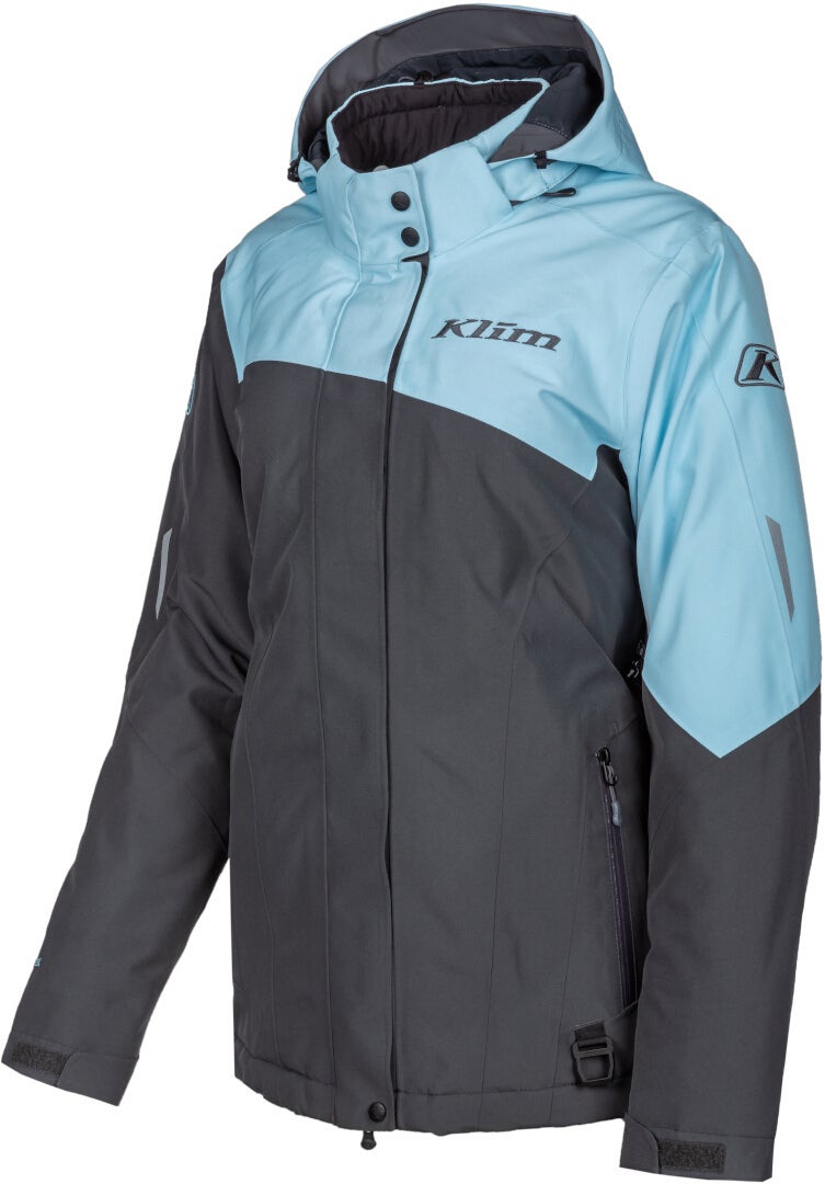 Klim Allure 2022 Snøscooterjakke til dame grå/blå XL Figur 1