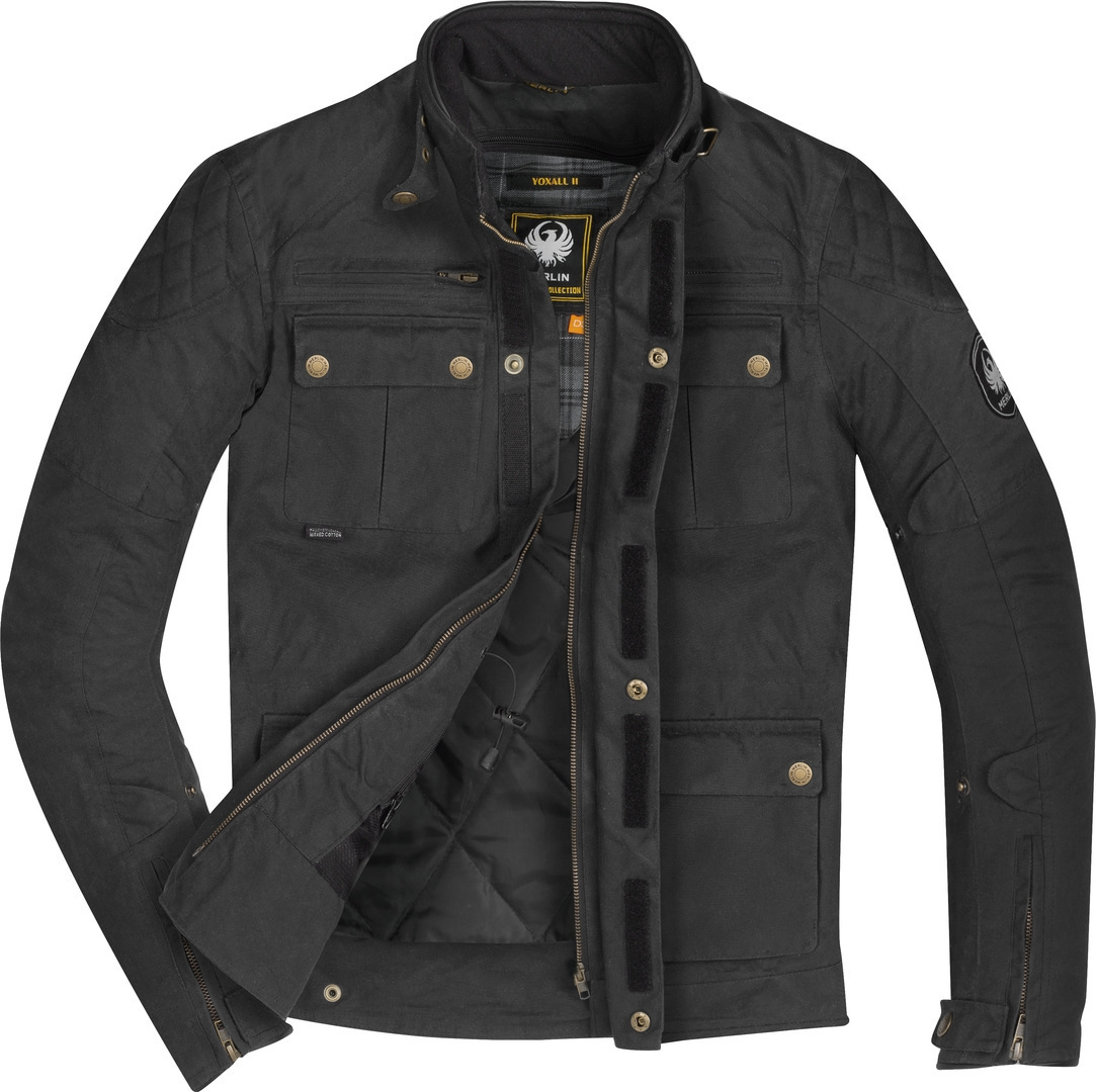 Merlin Yoxall II Motorcycle Waxed Jacket black L Figure 2