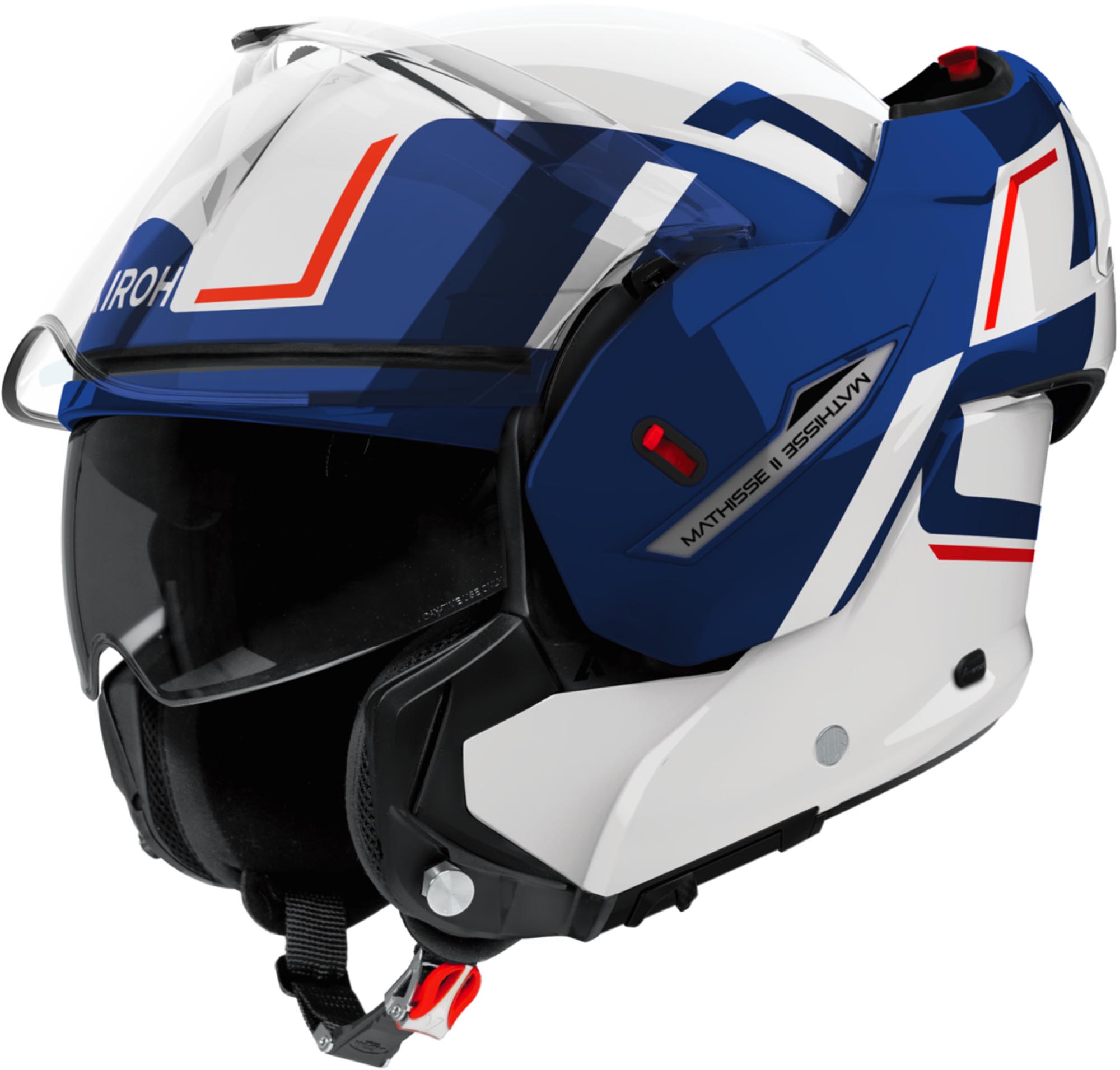 Airoh Mathisse II Genius Casco bianco/blu/rosso M (57/58) Figura 2