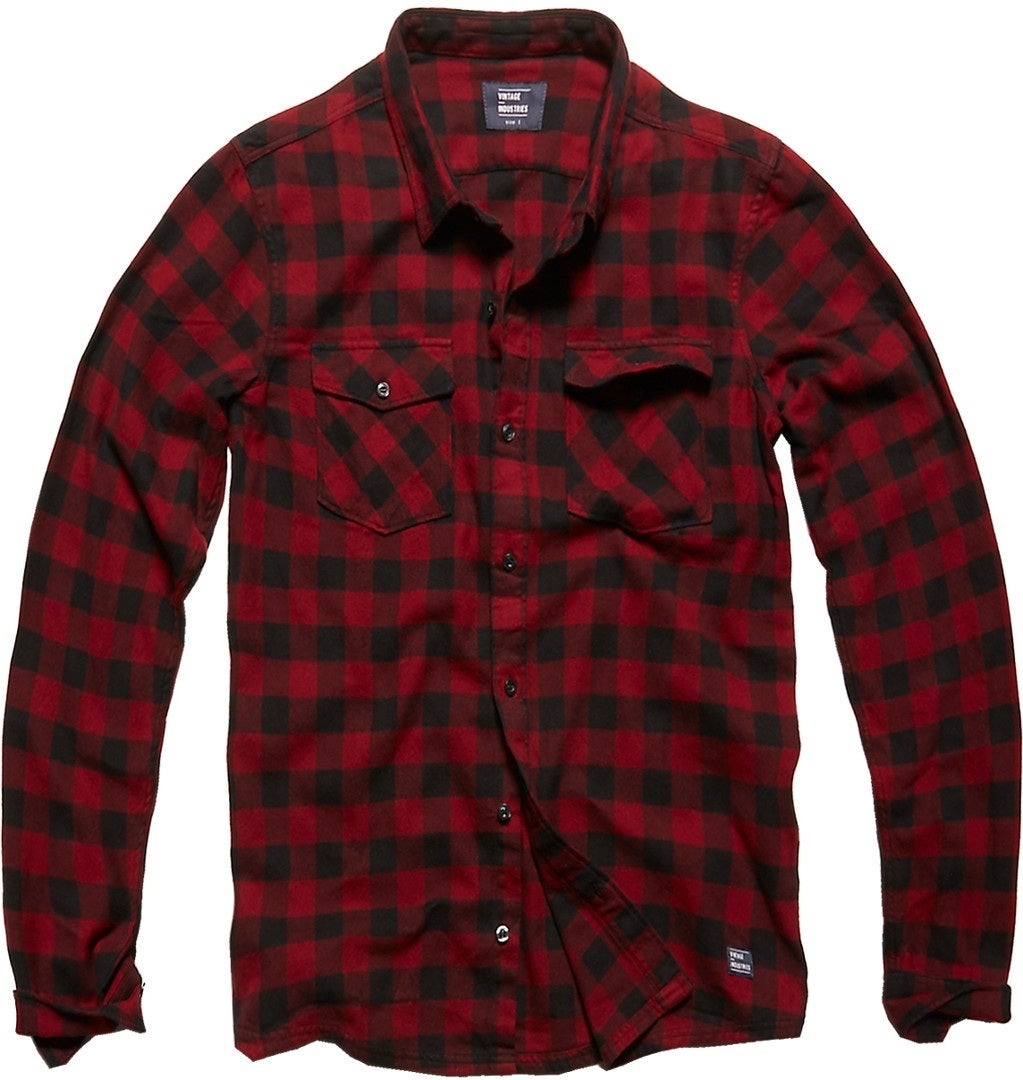 Vintage Industries Harley Camisa vermelho L Figura 1