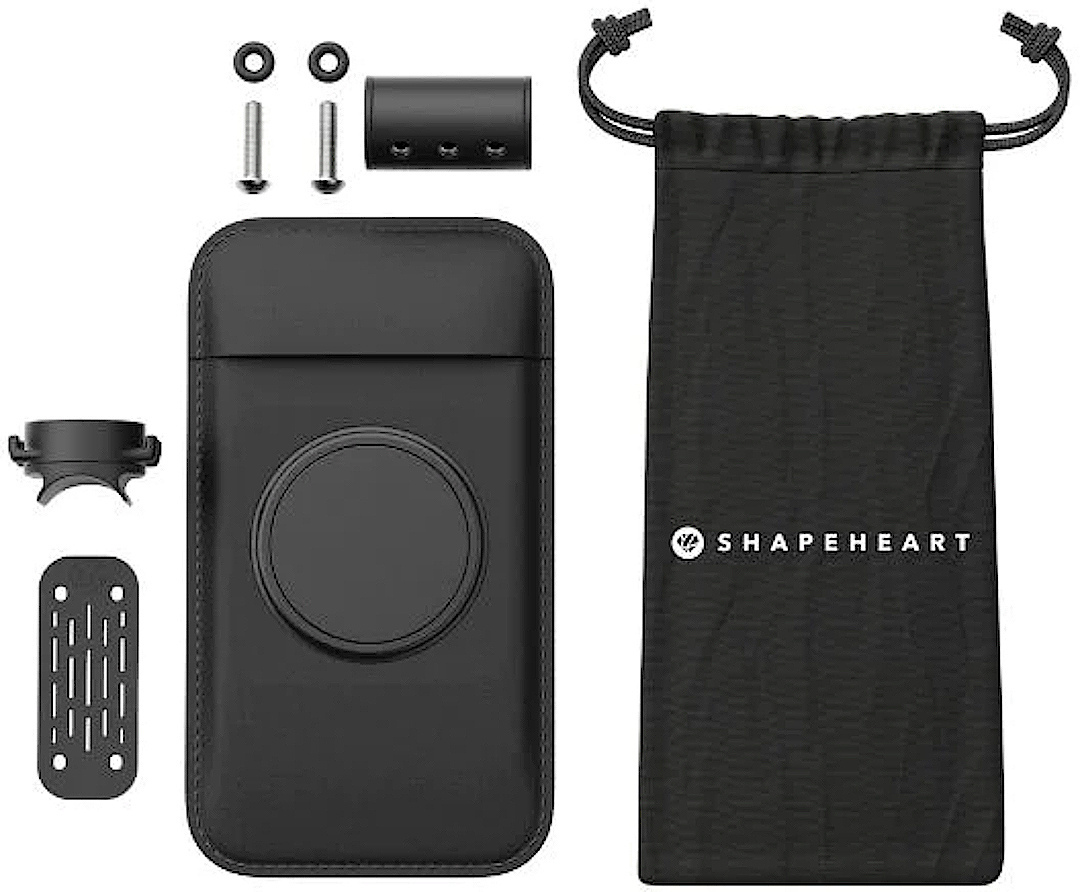 Shapeheart Men's Black Scooter Bundle Magnetic Smartphone Mount For Dashboard