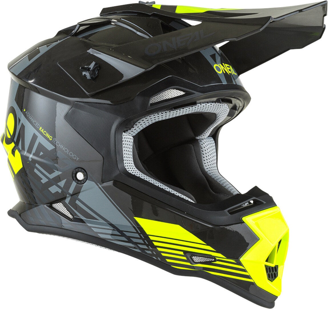 Oneal 2Series Rush V.22 Capacete de Motocross cinza/amarelo M (57/58) Figura 3
