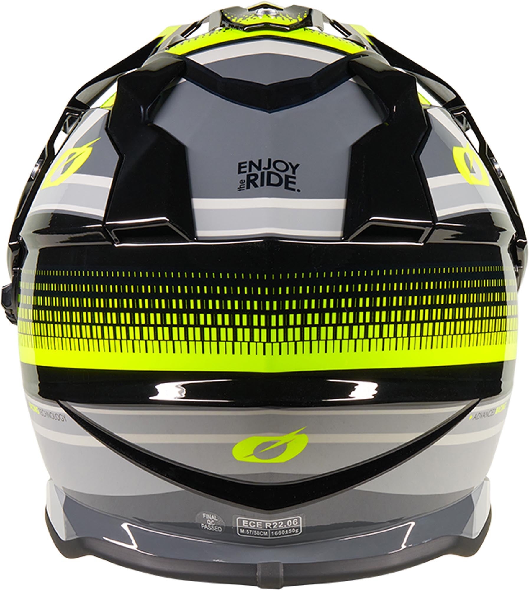 Oneal Sierra Strato Casque d’enduro noir/gris/néon-jaune XL (61/62) Figure 3