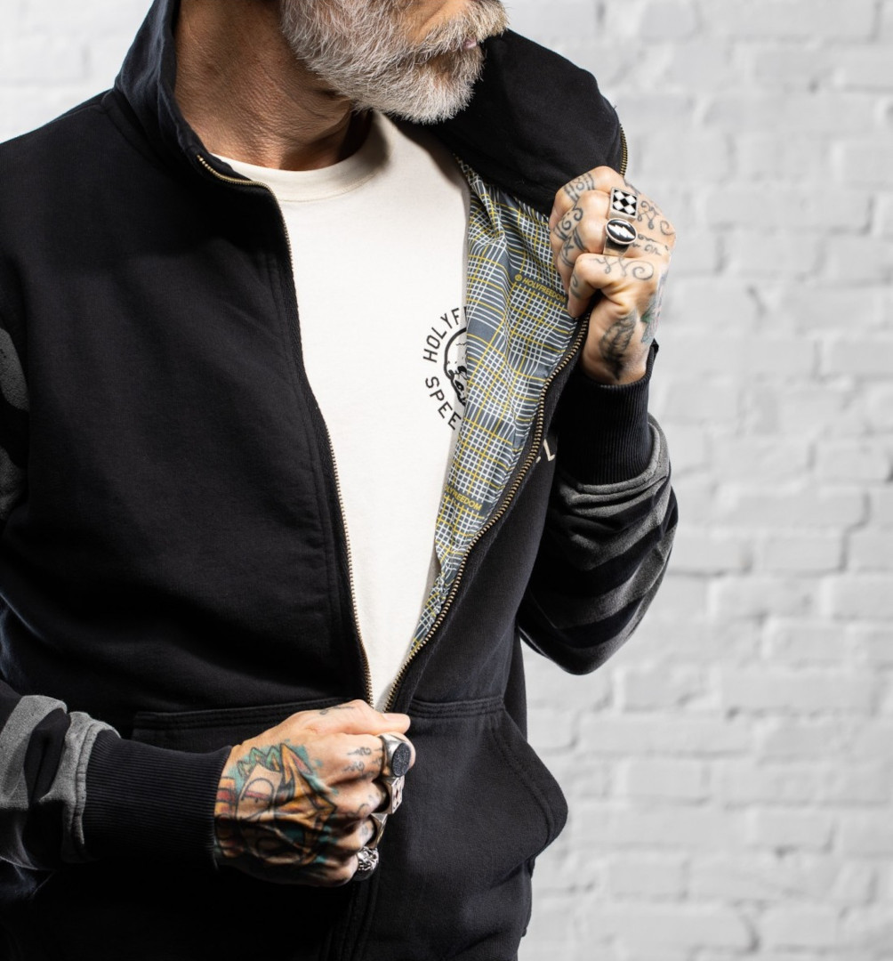 HolyFreedom Skull Sweat Jacket M Figure 6