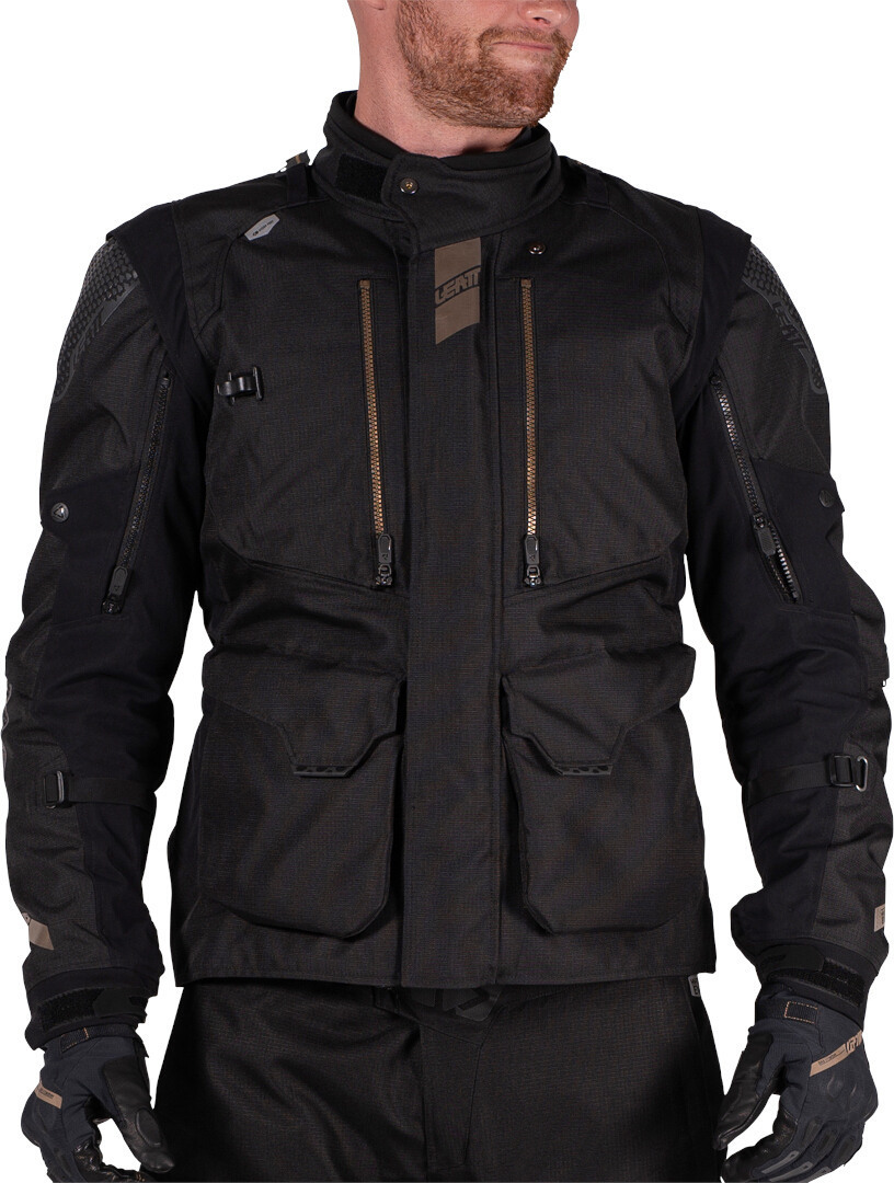 Leatt ADV Multitour 5.5 waterproof Motorcycle Textile Jacket black XXL Figure 3