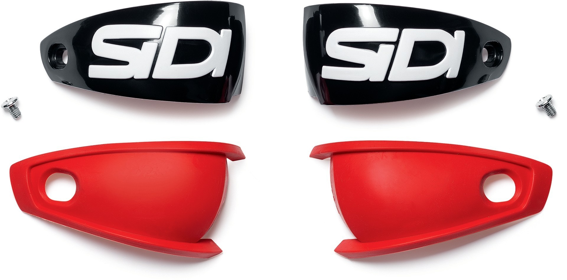 Sidi Mag-1 Asymmetric Hälen Cup svart/röd Figur 1