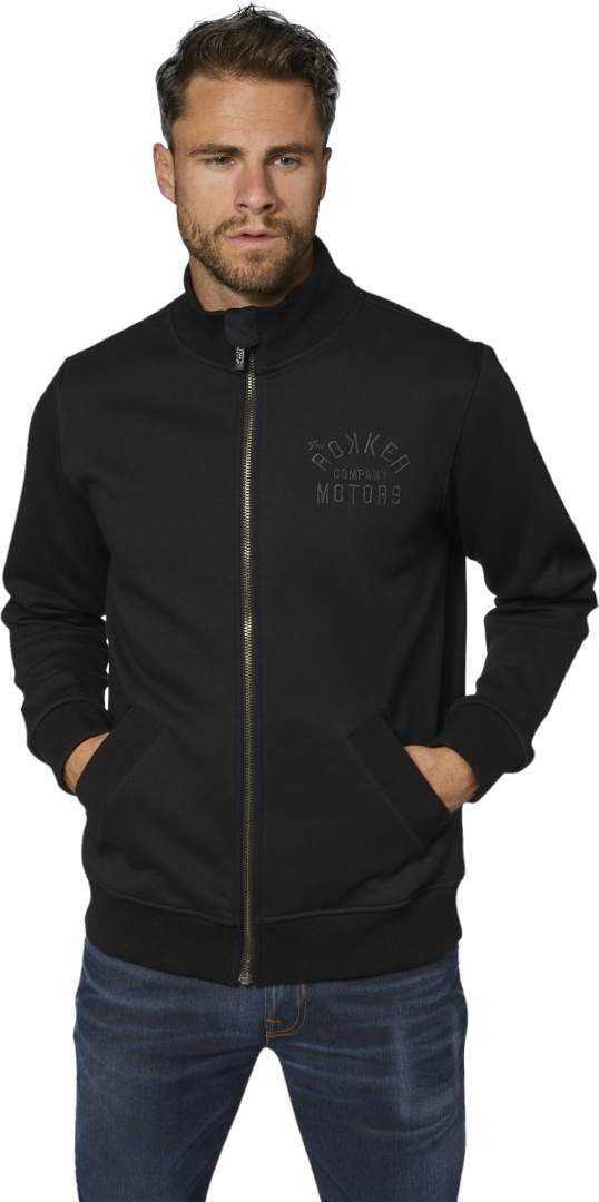 Rokker Motors Zip Jacke schwarz/schwarz M Abbildung 1