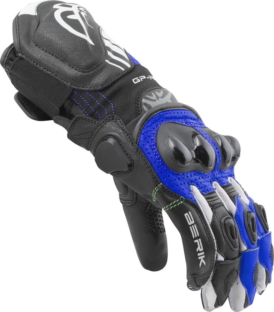 Berik Spa Evo Motorradhandschuhe schwarz/blau XS Abbildung 3