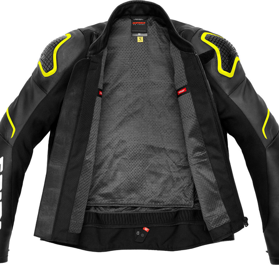 Spidi Evorider 2 Motorrad Lederjacke schwarz/neon 48 Abbildung 2