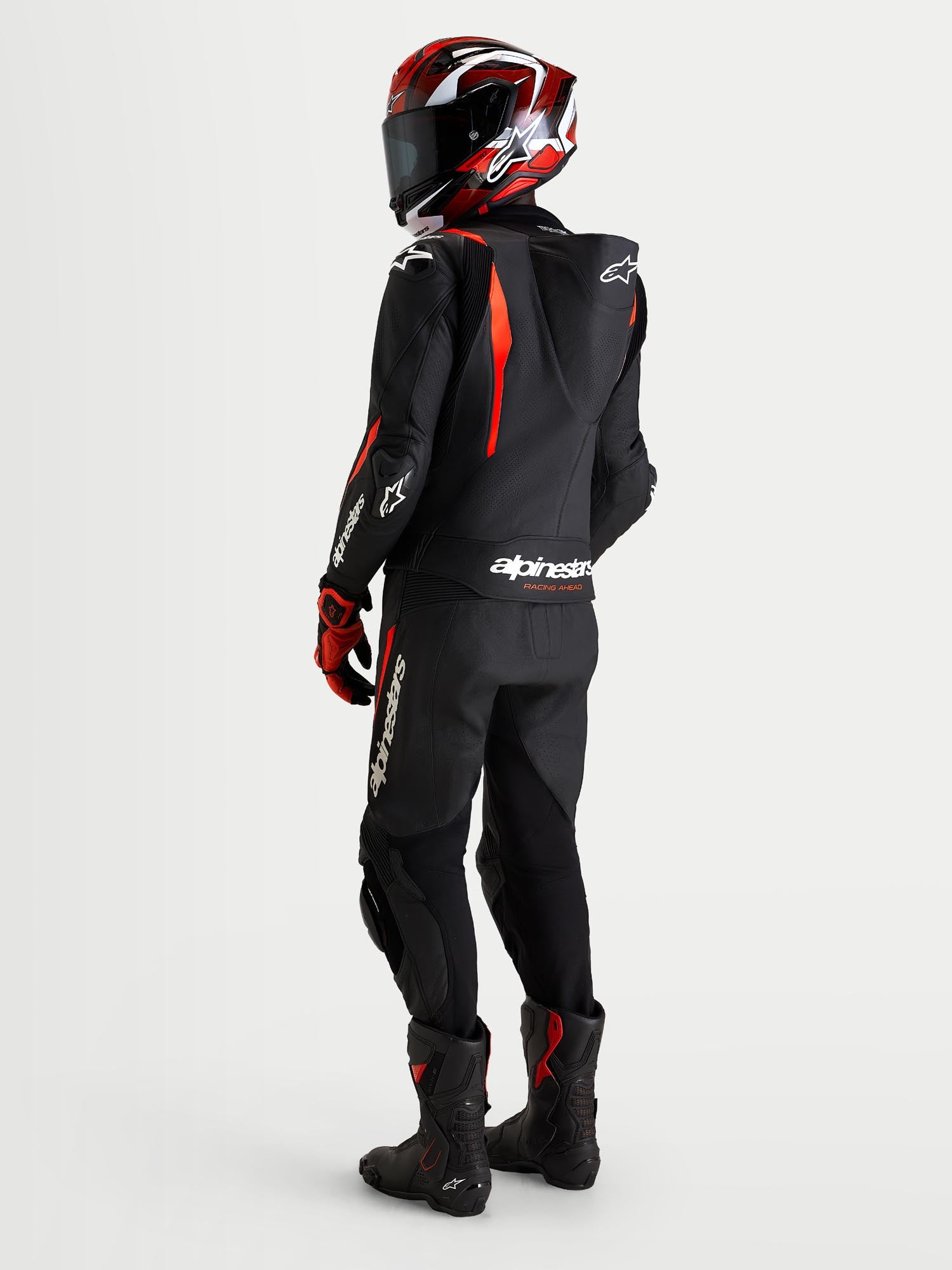 Alpinestars Missile V3 Two Piece Motorcycle Leather Suit black/red 56 Figure 16