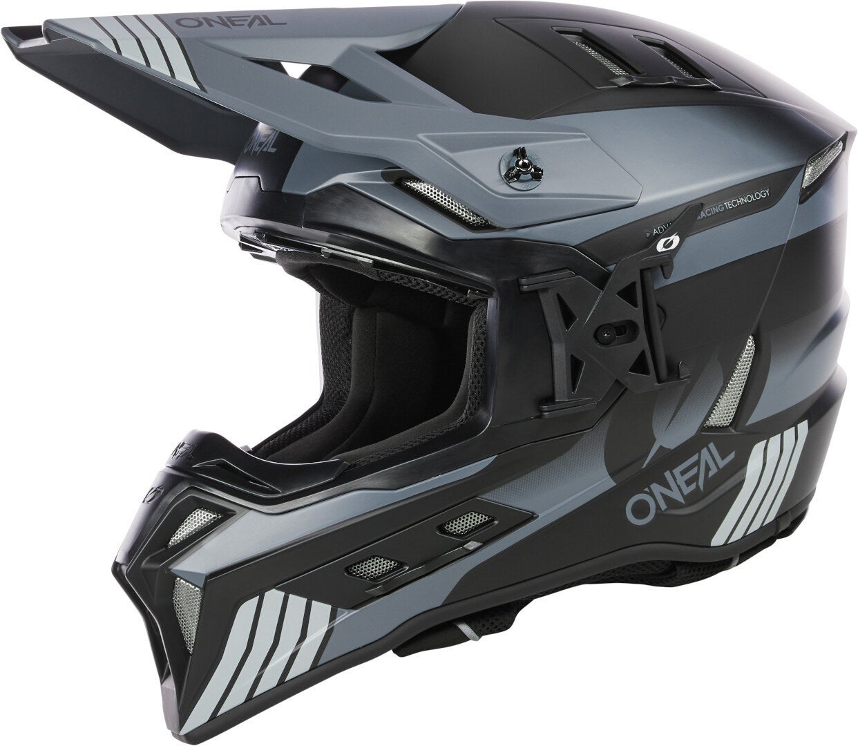 Oneal EX-SRS Hitch Motocross hjelm sort mat/grå S (55/56) Figur 2