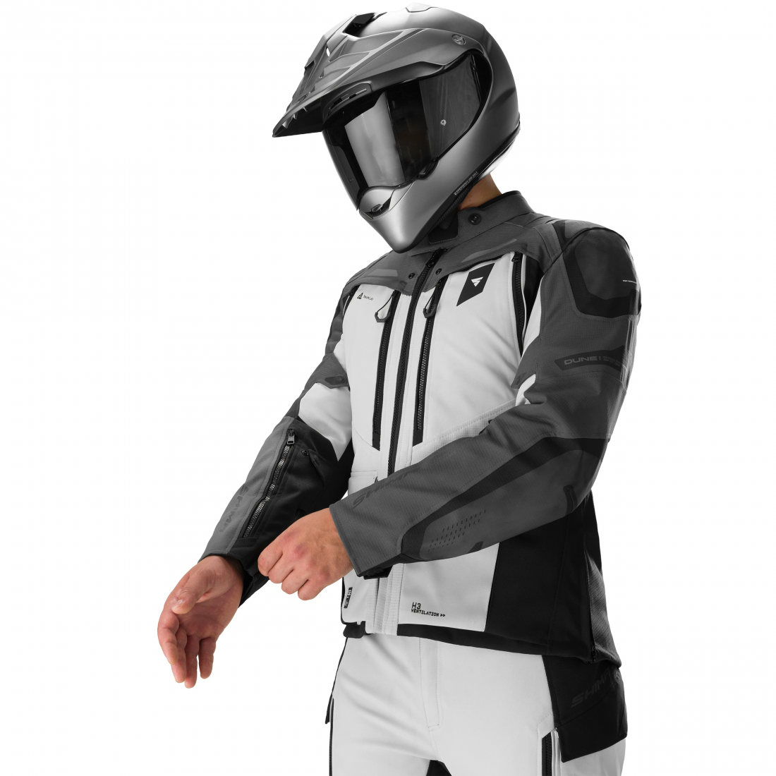 SHIMA Dune 2.0 Motorcycle Textile Jacket grey L Figure 7