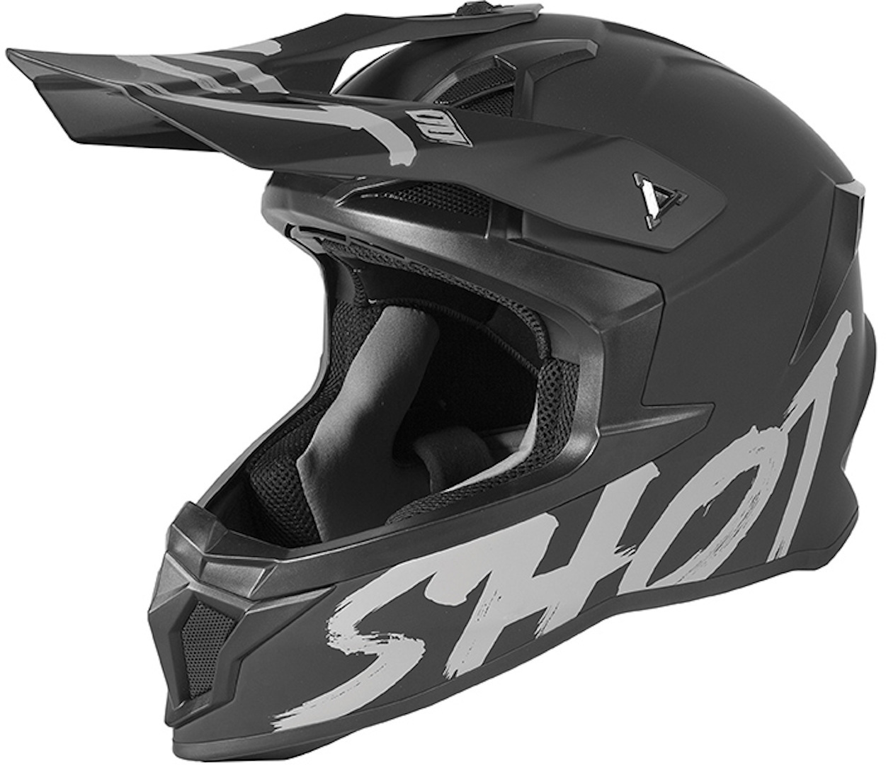 Shot Lite Solid Casque Motocross Noir mat M (57/58) Figure 1