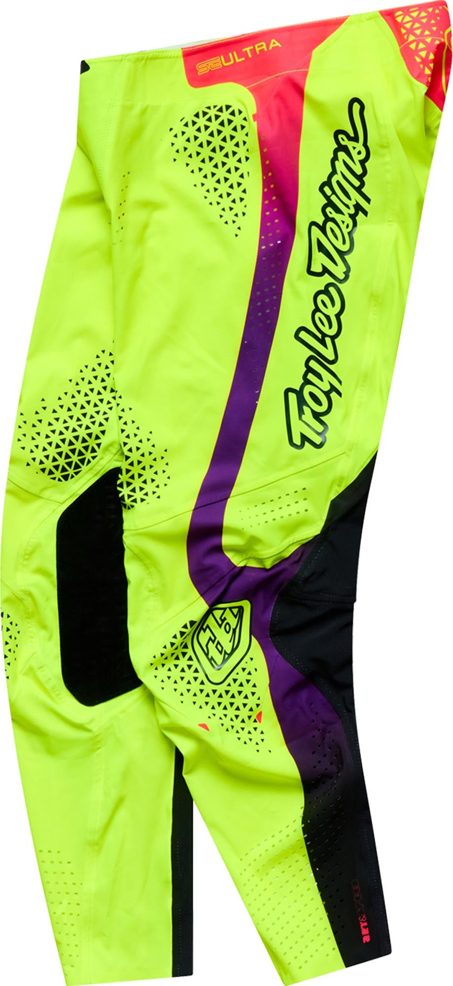 Troy Lee Designs SE Ultra Aura 越野摩托車褲 螢光黃 34 圖1