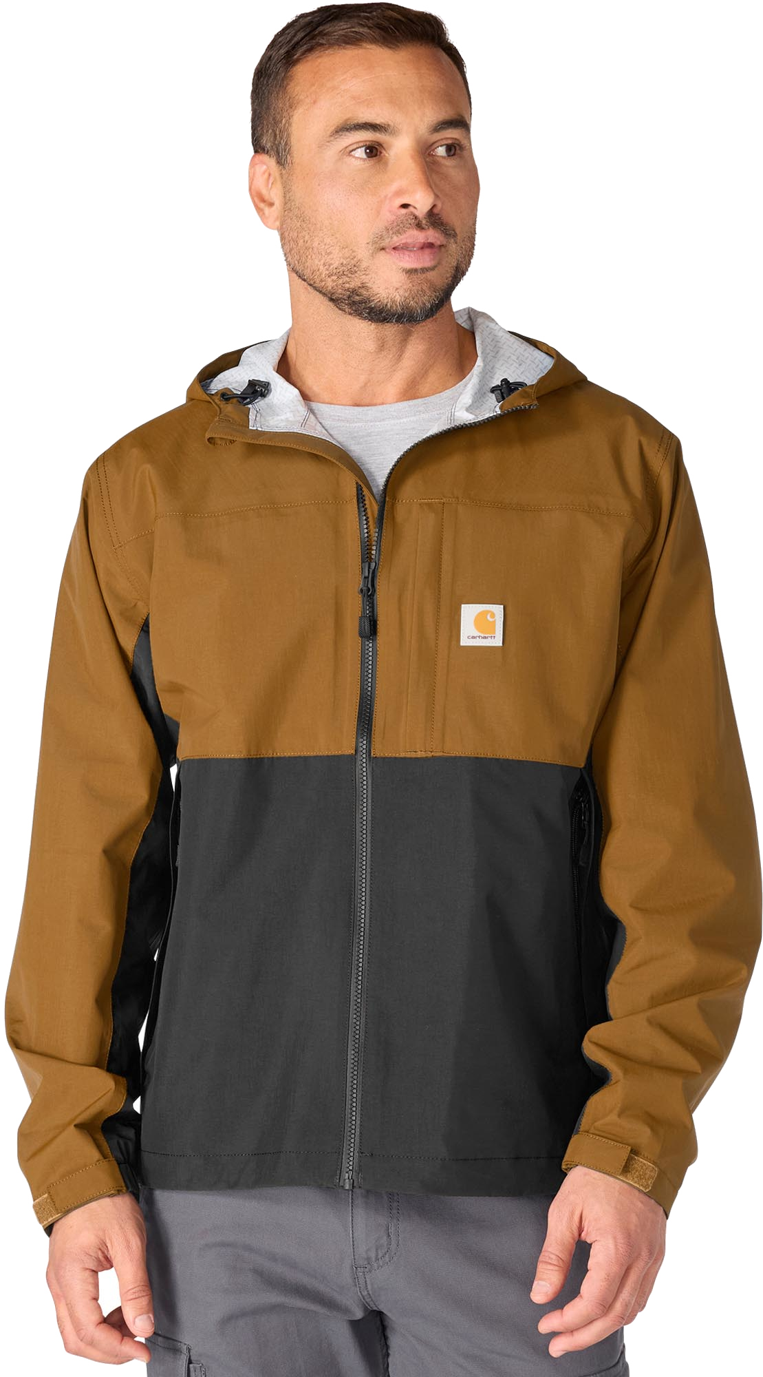 Carhartt Monterey Rainjacket brown/black S Figure 2