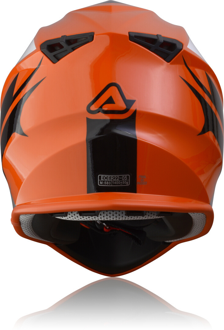 Acerbis Linear Casque de motocross orange/blanc S (55/56) Figure 4