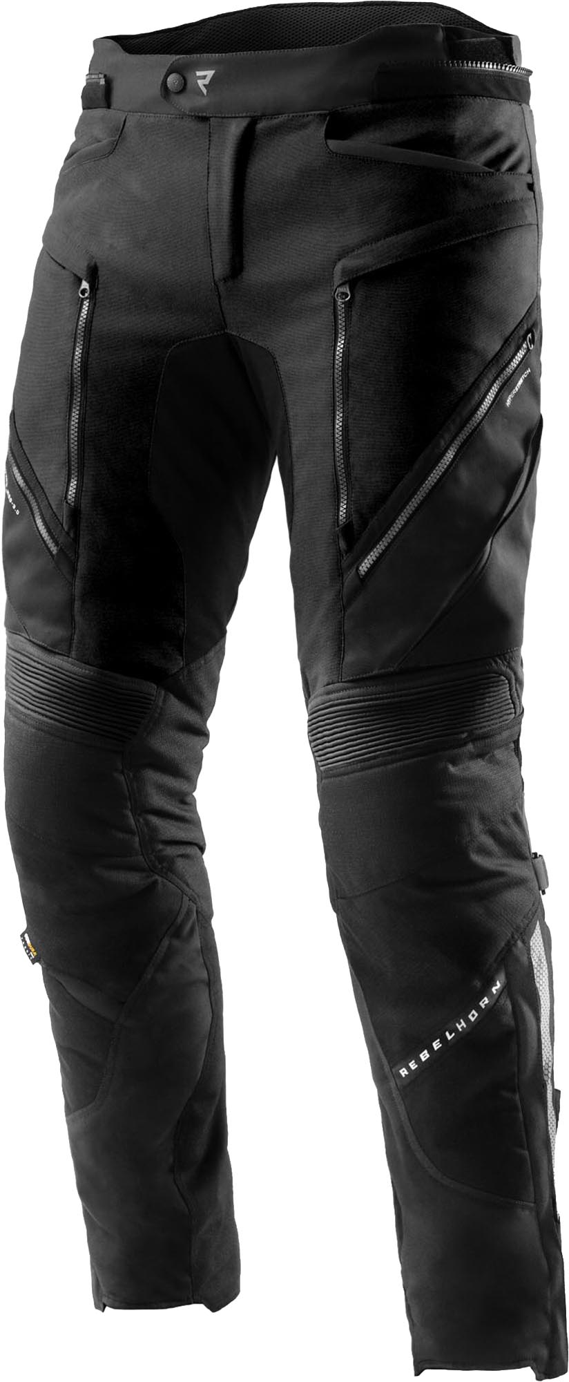 Rebelhorn Hardy 3.0 waterproof Motorcycle Textile Pants black Short L Figure 1