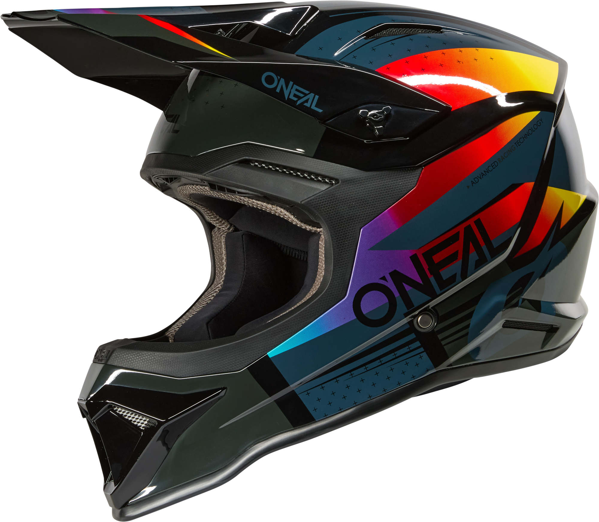 Oneal 1SRS RC Casco de motocross negro/multicolor S (55/56) Figura 2