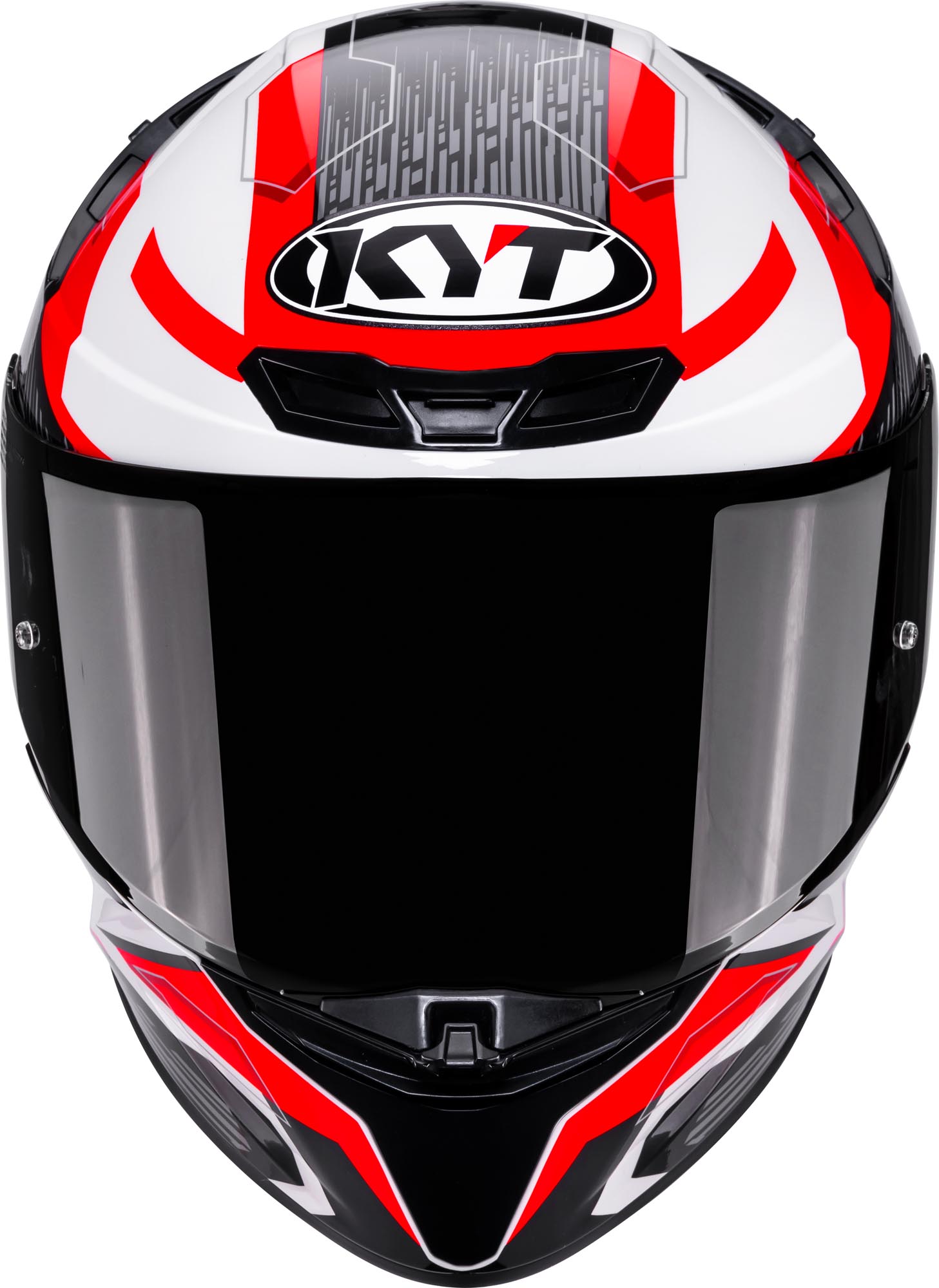 KYT TT-Revo Speeding Hjälm svart/vit/rött S (55/56) Figur 8
