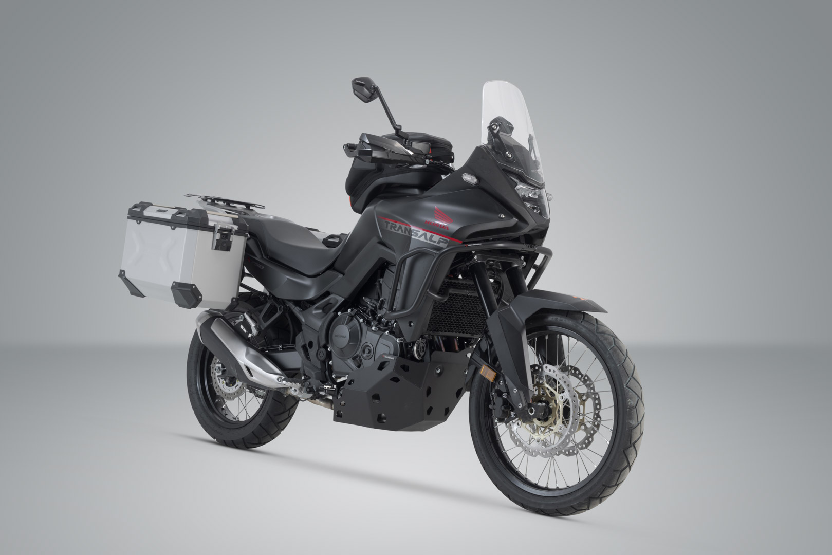 Sistem de carcasă din aluminiu SW-Motech TRAX ADV - Argintiu. 45/45L. Honda XL750 Transalp (22-). Figura 2