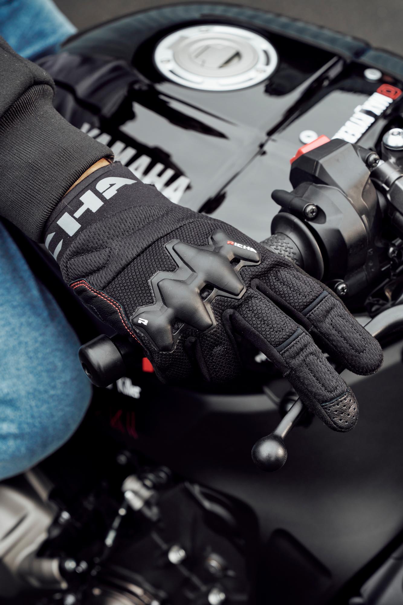 Richa Jetstream Motocyklové rukavice černá M Obrázek 5