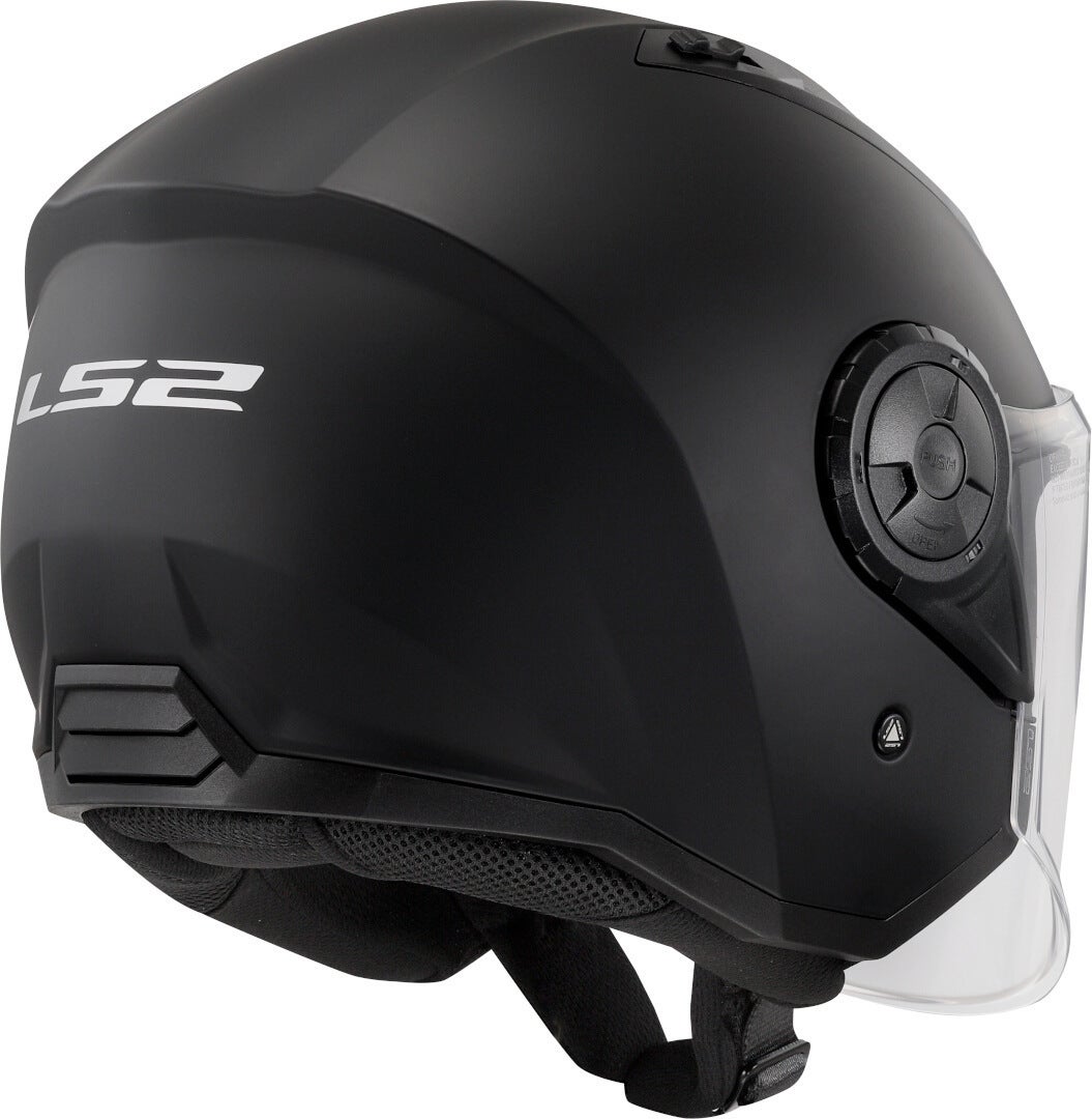 LS2 OF616 Airflow II Solid Jet hjelm Black Matt XXL (63/64) Figur 5