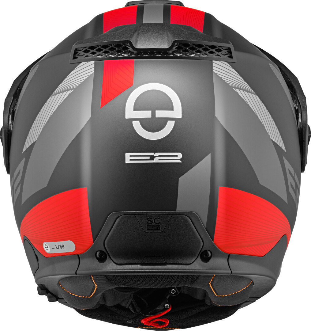 Schuberth E2 Defender Helmet black matt/red M (57) Figure 7