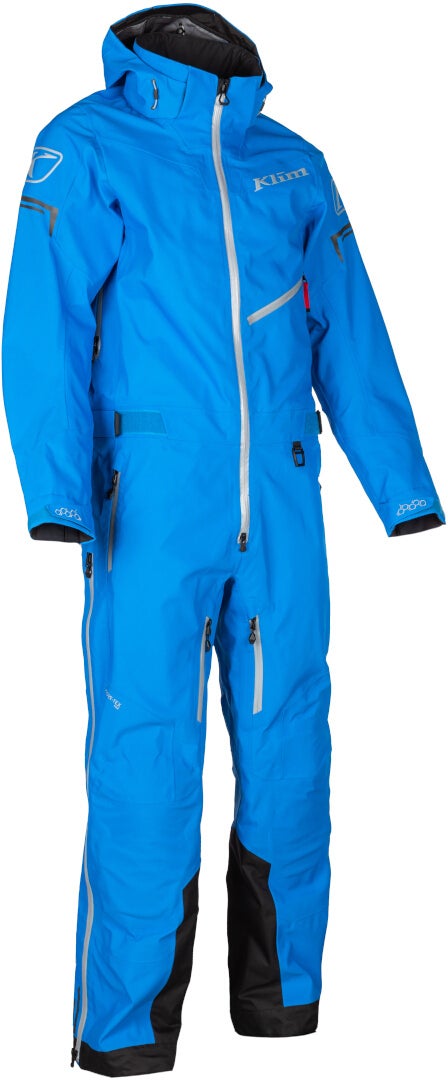 Klim Lochsa Uma peça Snowmobile Terno azul 2XL Figura 3