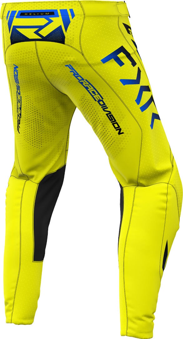 FXR Helium 2025 Pantaloni da motocross giallo/blu 32 Figura 2