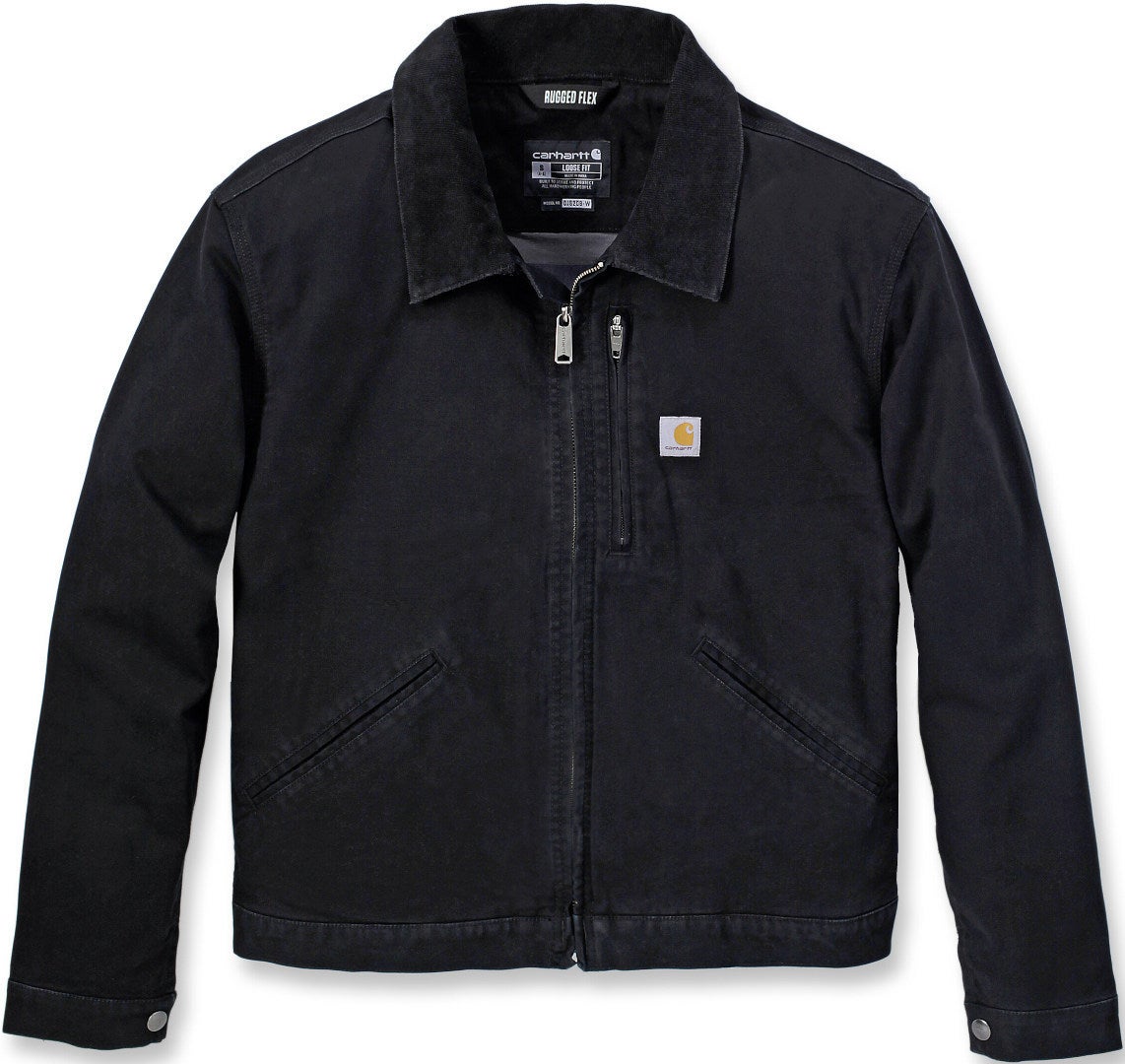 Carhartt Rugged Flex Relaxed Fit Canvas Detroit Giacca da donna nero M Figura 1
